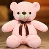 Animali di peluche ripieni Giant Kawaii Teddy Bear Giocattoli di peluche 7 colori Peluche ripiene Orso Bambola di peluche Ragazze per bambini Valentine Lovers Compleanno Regalo di Natale L230707