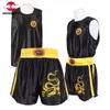 Heren Shorts Boxing Shorts en Singlet Set Mannen Vrouwen Kinderen Muay Thai Shorts MMA T-shirt Vest Sanda BJJ Vechtsporten Vechten Kickboksen Uniform 230706