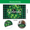 Tapijten 40x60 cm St. Patrick's Day Deurmat Welkom Brief Plaid Vloermatten Tapijten antislip deurmatten Voor Outdoor Badkamer Keuken