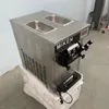 LINBOSS Ventes directes d'usine Machine à crème glacée molle à trois saveurs Machine à glace commerciale en acier inoxydable Système de pré-refroidissement