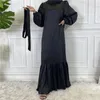 エスニック服春イスラム教徒アバヤ女性カフタンキマールジルバブ祈りローブイードムバラク服イスラムアバヤドバイ高級最新