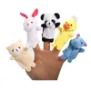 Cartoon Tier Familie Finger Puppet Weiche Plüsch Spielzeug Rolle Spielen Erzählen Geschichte Tuch Puppe Pädagogisches Spielzeug Für Kinder Geschenk