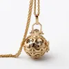 Catene Gabbia color oro Collana con sfera d'angelo 6 colori Gravidanza in metallo con pendenti Baby Chime