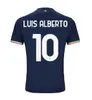 23 24 25 Jerseys de football de Lazio 50th Maglie 2024 Immobile Luis Alberto Bastos Sergej J.Correa Acerbi Badelj Lucas Marusic Football Men Football Shirts