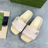 2023-Vrouwen Designer Slipper Slide Sandalen Zomer Merk Leer Corium Schoenen Klassieke Strand Toevallige Sandalen Maat Vrouw Buiten Booties