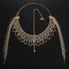 hair chain Hot Selling Zircon hair chain Europe America Multilayer Tassel Rhinestone Pendant Forehead Chain Hair Accessories Headdress designer jewelry