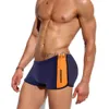 Mannen Badmode Sexy Mens Side Split Zwembroek Zomer Nylon Sneldrogend Badpak Mode Mannelijke Sport Strand Hardlopen Surfen Board Shorts J230707