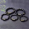 Strand Natural Crystal Obsidian PI Xiu Bracelet Buddha Bead Men And Women Hand Ornaments Manufacturers Wholesale Blessing