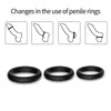 Volwassen Speelgoed 3 PCS Cock Ringen Lichtgevende Duurzaam Herbruikbare Siliconen Penisvergroting Sex voor Mannelijke Vertraging Ejaculatie Scrotum Lock ring 230706