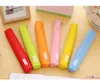 Korean Long Strip Wave Point Candy Colour Pencil Case Originality Student Canvas Girls Lovely School Supplies