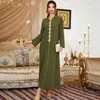 Abbigliamento etnico Ramadan Eid Abiti da sera arabi per le donne Abaya Dubai Turchia saudita Islam Pakistan Abito lungo musulmano Kaftan Djellaba Femme