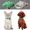 Halsbanden Huisdier Gloeiende Puppy Met Bellen Glow 's Nachts Honden Katten Ketting Licht Lichtgevende Nek Ring Accessoires