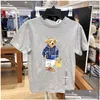 Tシャツキッズデザイナーラルフス S 服ベビーボーイズ幼児ガールズファッションストリートトップス夏子供幼児 Tシャツ青少年子供 Tod Dh6Rj