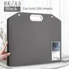 Filing Supplies A3 4k Art Sketch Paper Storage Painting Bag Waterproof Handbag Po Album This Folder Data Box 230706