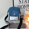 Avondtassen Damestas Kleine Koreaanse Mode Canvas Schouder Messenger Crossbody Voor Meisjesstudenten Katoenen Doek Vrouwelijke Handtassen