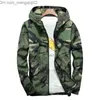 Männer Jacken Camouflage Windjacke Jacke Männer Herbst Winter Wasserdichte Camo Bomber Männlichen Mäntel Mit Kapuze Casual männer Jacken Z230710