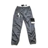 TOPSTONEY High-quality Metal Nylon Reflective Casual Patch Pants Men And Women Couples Casual Overalls PJ025