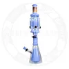 23 inches 4 freezble coil chamber Hookah High quality Glass Pipes 14.4 mm Jonit size Smoke water pipe tobacco cool bongs Dab rig recyler Mixed color bong