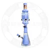 23 inch 4 freezble coil chamber Waterpijp Hoogwaardige glazen pijpen 14,4 mm Jonit maat Rook waterpijp tabak cool bongs Dab rig recyler Gemengde kleuren bong