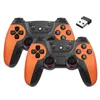 Joysticks Game Controllers Joysticks Wireless Doubles Game Controller för Linux Android Phone Box Stick PC Smart TV 2 4G Gamepad Joystick 23