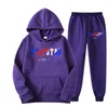 Trapstar Tracksuit Hoodie Tra Pstar Full Rainbow Towel Thervroidery Decodering Wooded Resportswear Guil and Women Suit