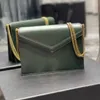 Sac à rabat de luxe pour femmes 2023 Classic Derniter Color Designer Sacs d'épalage Chaîne sac à main en cuir authentique pour femmes en cuir Cross Cross Body Sacs avec boîte