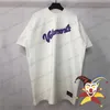 Męskie koszulki 3D Puff Print Vetements T Shirt Men Men Kobiety 1 1 Najlepsza jakość fioletowa literowa koszulka T230707