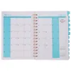 Agenda Book Note Books Work Planner portatile Organizer Spiral Compact Notepad Paper Travel Notebook Household