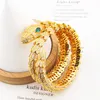 new real 18k solid gold bangle bracelet ladies bracelets womens men friendship bracelets Double Snake infinity Luxury designer jewelry Party Wedding gifts
