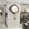 Wall Clocks Silent Large Format Clock Modern Digital Luxury Kitchen Stylish Pendulum Relojes Pared Home Decoration XY50WC
