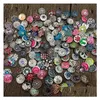 Party Favor 50Pcs/Lot High Quality Mix Many Styles 18Mm Metal Snap Button Charm Rhinestone Rivca Snaps Jewelry Noosa 4647 Drop Deliv Dhp3B