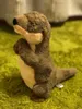 Uppstoppade plyschdjur 18 cm Stående River Otter Plyschleksaker Ministorlek Real Life Otter Gosedjur Leksaker för barn Födelsedagspresenter L230707