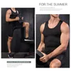 Hommes débardeurs hommes Compression couche de base sans manches gilet débardeur séchage rapide sport salle de sport sous chemise AIC88 230706