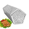 BBQ Grills Rolling Grill Basket Stainless Steel Portable Round Rotisserie Cylinder Mesh For Outdoor Camping Rac 230706