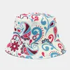 Berretti 2023 Spring Cotton Print Bucket Hat Fisherman Outdoor Travel Sun Cap per uomo e donna