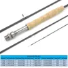 Boat Fishing Rods 2.1M 2.4M 2.7M UltraLight 4 Sections Fly Fishing Rods LW 5/6 Fast Action Freshwater Fly Rods for Trout Salmon Fishing Goods 230706