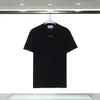 Mens Designer t-shirt homme noir tee femmes vêtements T-shirts 100% coton à manches courtes poitrine triangle incrustation Tees mode tshirt oversize TAILLE S-XXXL