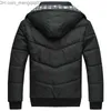 Daunenparkas für Herren, Winterjacke, dick, warm halten, thermische Entspannung, gerippter Langarm-Mantel, Parka, Herren, Outdoor-Kapuzenpullover, abnehmbare Jacken, Parka Z230711