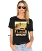 T-shirty damskie Streetwise Bounce T-Shirt Męski Lowrider Czarny Heavyweight Cotton Graphic Tee Gyms Fitness Shirt