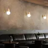 Wandlampen Design Messing Lamp Met Glazen Kap Creatieve Foyer Slaapkamer Restaurant Kalebas Vorm Eiken Beugel Licht Binnenverlichting