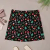 Skirts Christmas Print Skirt Summer Snowflake And Tree Aesthetic Casual A-line Cute Mini Ladies Custom Big Size Clothing