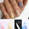 Nail Gel Nail Art Graffiti Pen Waterproof Painting Marker Pen for Nails Neon Gel Polish Drawing Pencil Manicure Brushes 230706