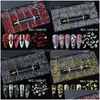 Nail Art Decorations Crystal Rhinestone Manicure Accessories 3D Acrylic Glitter Rhinestones Gems Beads Mixed Shape Diy Craft Drop De Dh0Y9