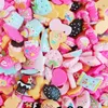 Nail Art Decorations 100PCSBox Nail Decor Kawaii Slime Charms Mixed Candy Sweets Hars Plaksteen Kralen Nail Art Strass Decoratie Manicure Tips 230706