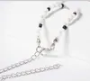 Pärlhalsband Shixin Separable 2-lagers Vita Svarta Pärlor Koreanska Små Conch Shell Choker Halsband för kvinnor Modekrage 230613