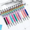 Metal Crystal Ballpoint Pen For Writing School Supplies Stationery Wholesale Touch Screen Capacitive Multifunctional