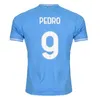 23 24 koszulka piłkarska Lazio 2023 2024 koszulka piłkarska Lazio rocznica PEDRO czarny LUIS ALBERTO IMMOBILE SERGEJ mężczyźni dzieci zestawy LAZ jednolite maillot maglia da calcio