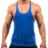 Canotte da uomo in cotone Canotte da bodybuilding da uomo O Collo Palestra Fitness Canotta Moda Maschile Camicia senza maniche Sport Allenamento Canotta Abbigliamento 230706