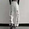 Women's Pants Drop Harajuku Kawaii Running Sweatpants Women Oversized Letter Printing Trousers Soft Girl Style Y2k Streetwear