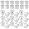 Bougeoirs 50pcs inserts métalliques en vrac tasses en aluminium accessoires